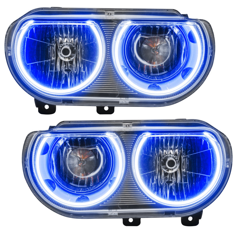 ORACLE Lighting Oracle 08-14 Dodge Challenger SMD HL (Non-HID) - ColorSHIFT w/ Simple Controller