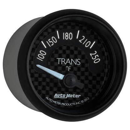 Autometer GT Series 52mm Short Sweep Electronic 100-250 Deg F Transmission Temperature