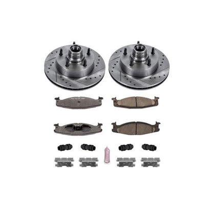 PowerStop Power Stop 94-01 Ford E-150 Front Z36 Truck & Tow Brake Kit