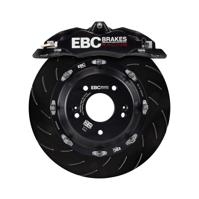 EBC Racing 92-00 BMW M3 (E36) Black Apollo-4 Calipers 355mm Rotors Front Big Brake Kit