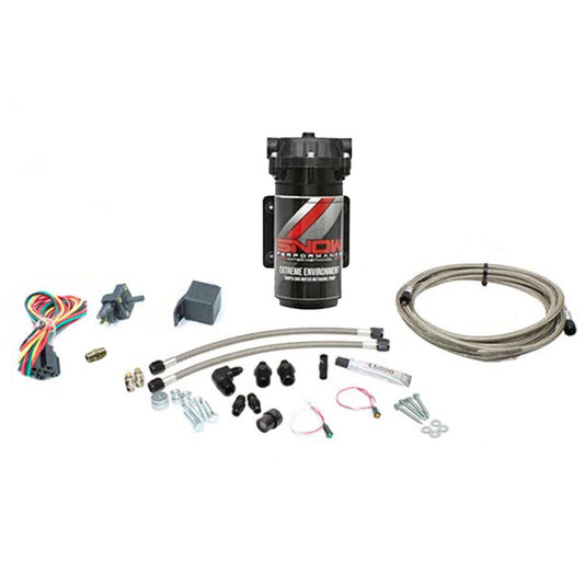 Snow Performance Stg 1 Boost Cooler F/I Water Inj. Kit (Incl. SS Braided Line/4AN Fittings) w/o Tank