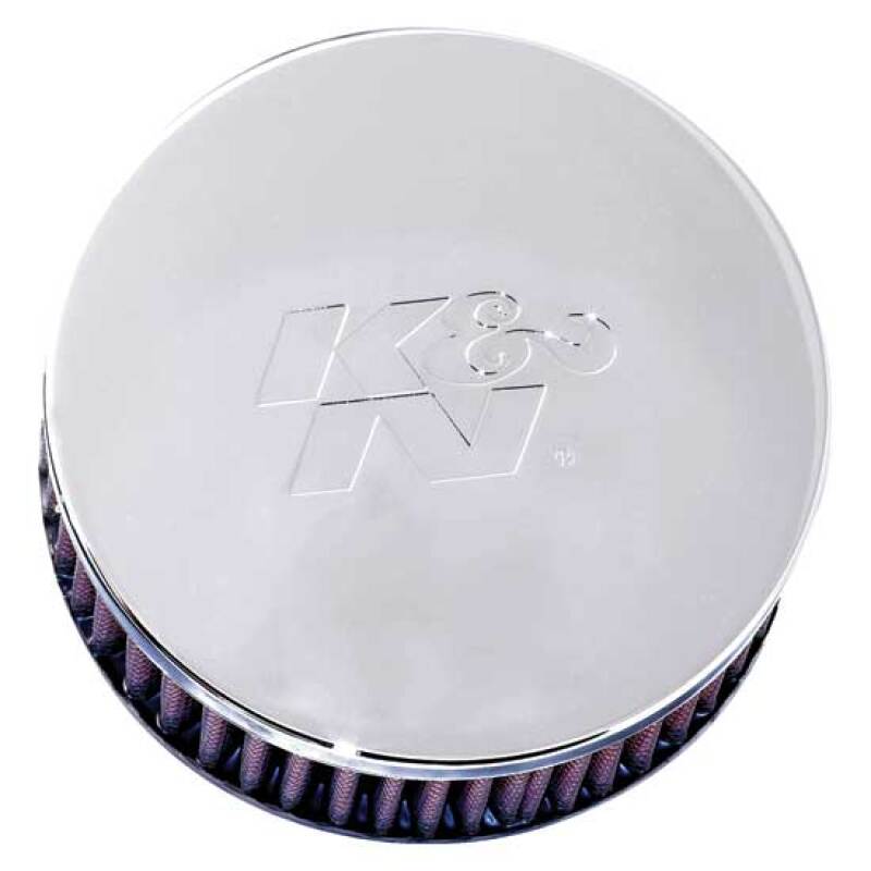 K&N Engineering K&N Universal Chrome Filter 2.438in Flange ID x 5.125in OD x 2in H