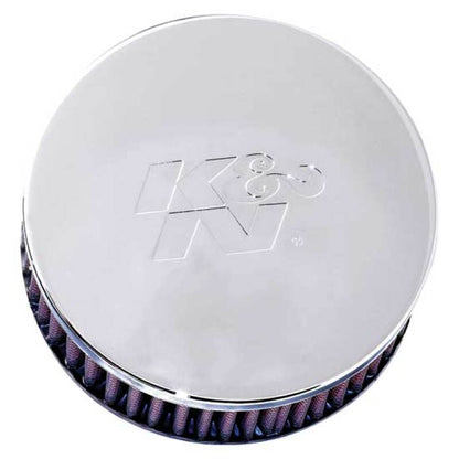 K&N Engineering K&N Universal Chrome Filter 2.438in Flange ID x 5.125in OD x 2in H