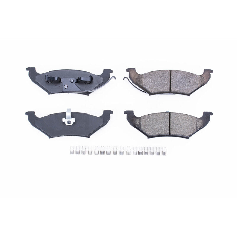 PowerStop Power Stop 97-00 Chrysler Town & Country Rear Z17 Evolution Ceramic Brake Pads w/Hardware