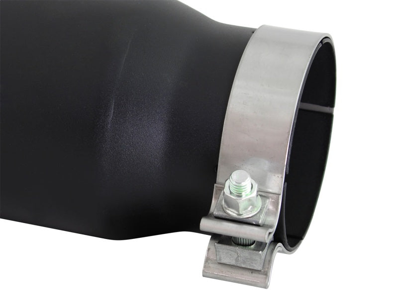 aFe Diesel Exhaust Tip Bolt On Black 4in Inlet x 5in Outlet x 15in