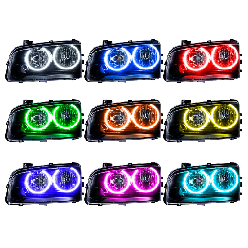 ORACLE Lighting Oracle 05-10 Dodge Charger SMD HL (Non-HID) - ColorSHIFT w/ BC1 Controller