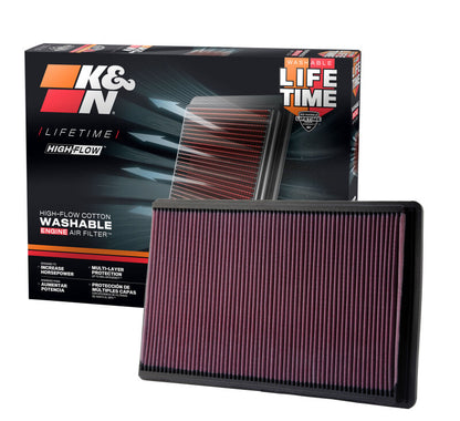 K&N Engineering K&N Replacement Air Filter AIR FILTER, CHEV CORVETTE 5.7L 90-96, PONT FIREBIRD 5.7L 96-97