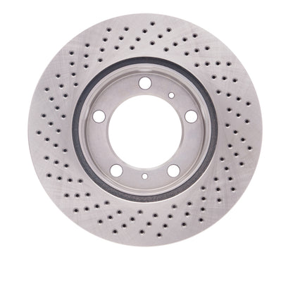 DFC 05-08 Porsche Boxster Right Front Drilled Brake Rotor