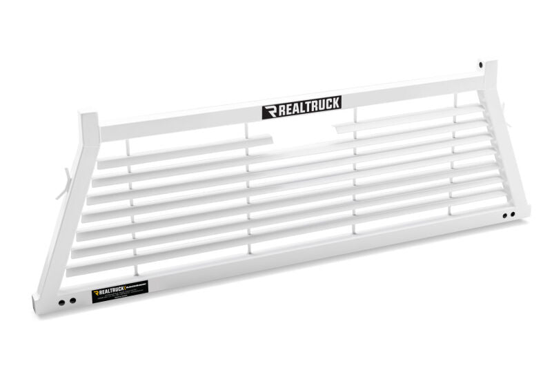 BackRack 17-20 Ford F-250/350/450 SD Louvered Rack Frame ONLY (Req. HW) - White