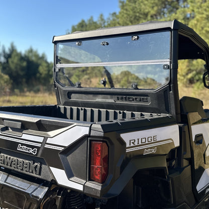 Seizmik 24+ Kawasaki Ridge Rach Rear Folding Windshield- UV