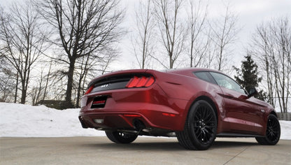 CORSA Performance Corsa 2015-2017 Ford Mustang GT 5.0 3in Axle Back Exhaust Black Dual 4.5in Tip Sport