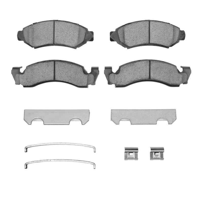 R1 Concepts R1 73-85 Ford E-100 Econoline Front Semi Met Pads & Hardware Kit