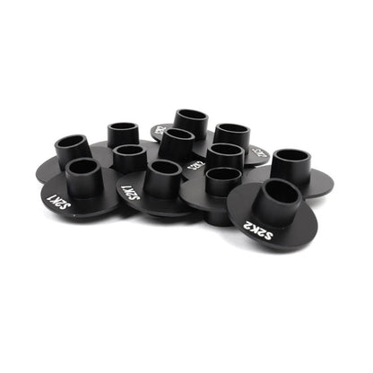 BLOX Racing Subframe Hard Collar Kit for All S2000 - Front and Rear total 12 Pieces (Gold)