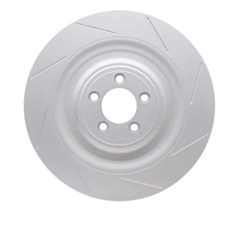 DFC 08-09 Jaguar XKR Left Front GeoSPEC Coated Rotor - Slotted