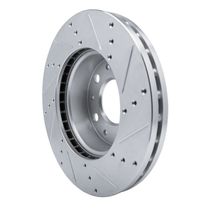 R1 Concepts R1 14-25 Ram Promaster 2500 Front Left Drilled & Slotted Silver Brake Rotor