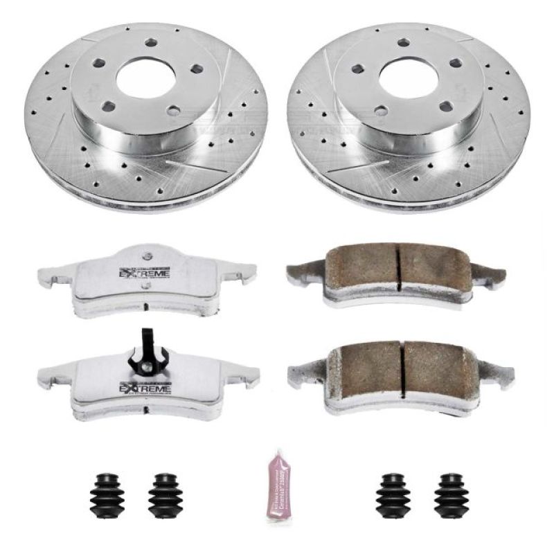 PowerStop Power Stop 99-04 Jeep Grand Cherokee Rear Z26 Street Warrior Brake Kit