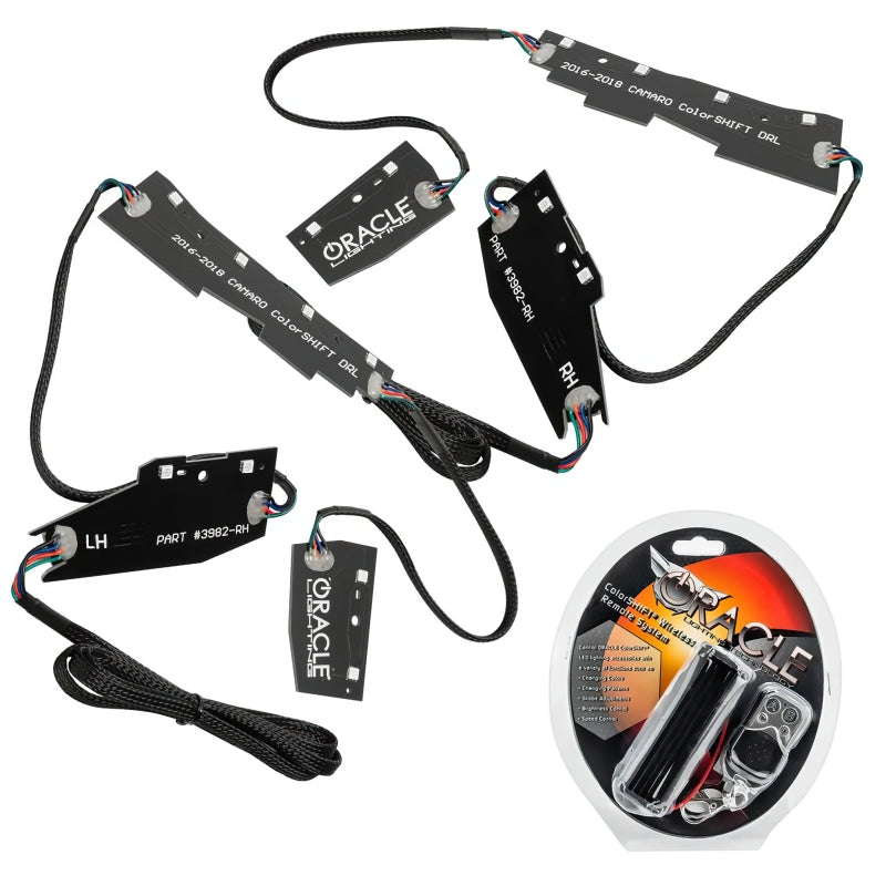 ORACLE Lighting Oracle 16-18 Chevrolet Camaro RGB+W Headlight DRL Upgrade Kit - ColorSHIFT
