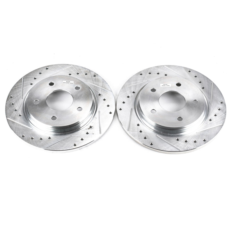 PowerStop Power Stop 08-16 Chrysler Town & Country Rear Evolution Drilled & Slotted Rotors - Pair