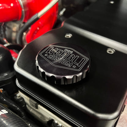 Wehrli 06-18 Cummins WCFab X D&J Precision Billet Valve Cover - Bronze Chrome