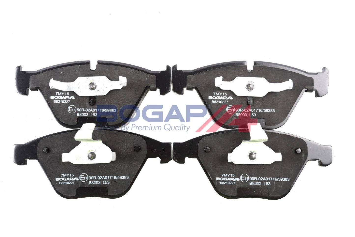 BOGAP B8210227 Brake Pad Set, Disc Brake