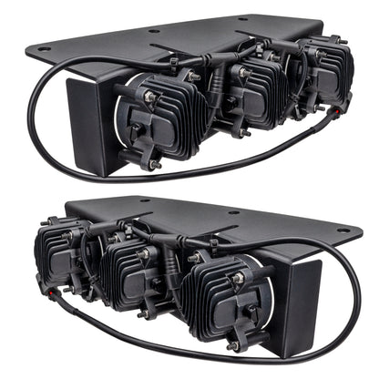 ORACLE Lighting Oracle High 21-22 Ford Bronco Triple LED Fog Light kit for Steel Bumper