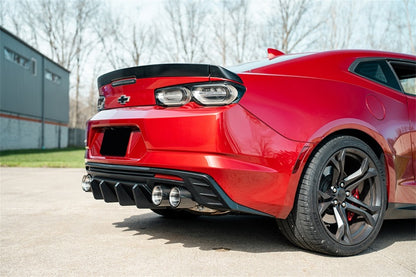CORSA Performance Corsa 2016-2024 Chevrolet Camaro SS / ZL1 Carbon Fiber 4.5in Twin Tip Kit