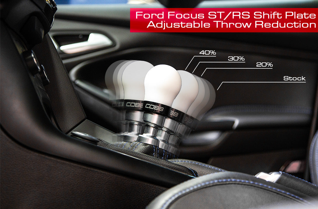 COBB 291320 FORD ADJUSTABLE SHIFT PLATE FOCUS ST 2013-2018, FOCUS RS 2016-2018