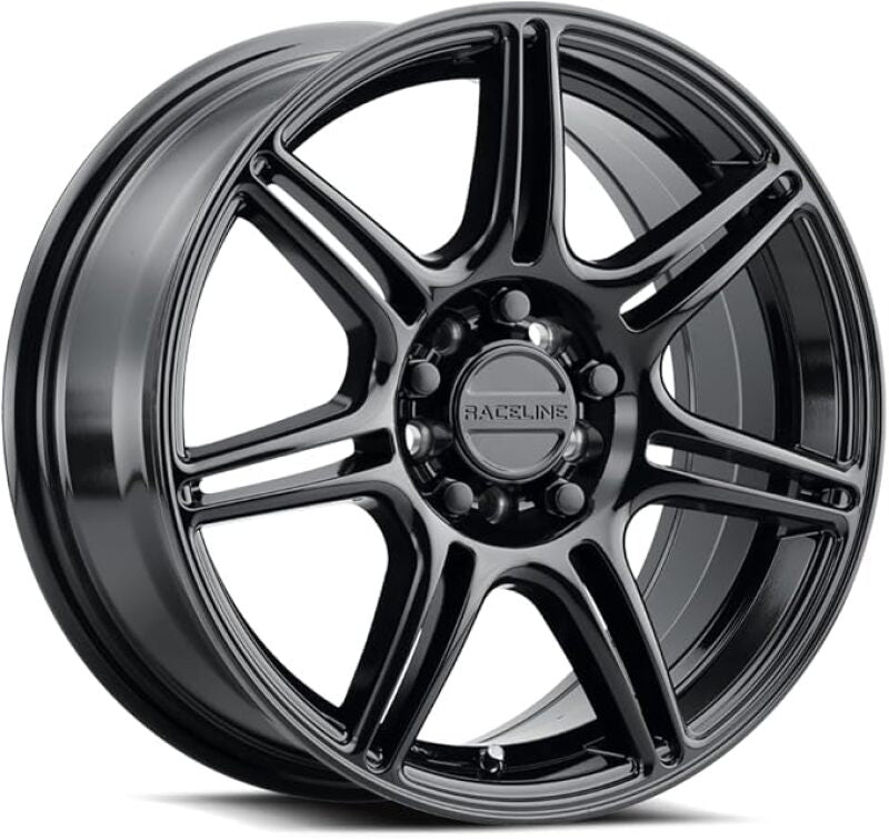 Raceline 148B Apex 18x8 / 5x112/5x120 BP / 40mm Offset / 74.1 Bore - Gloss Black Wheel