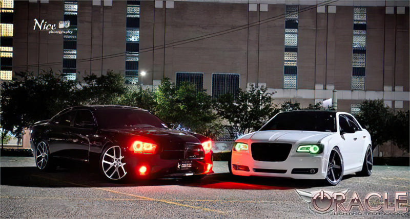 ORACLE Lighting Oracle Chrysler 300C 11-19 LED Halo Kit - Red