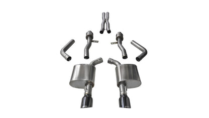 CORSA Performance Corsa 2015-2023 Dodge Charger SRT / Scat Pack / R/T 6.4L Black Sport Cat-Back Exhaust