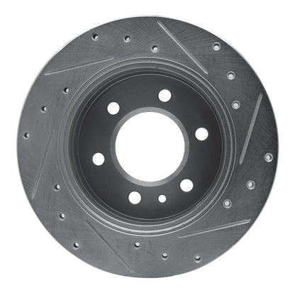 R1 Concepts R1 06-18 Dodge Sprinter 3500 Rear Left Drilled & Slotted Silver Brake Rotor
