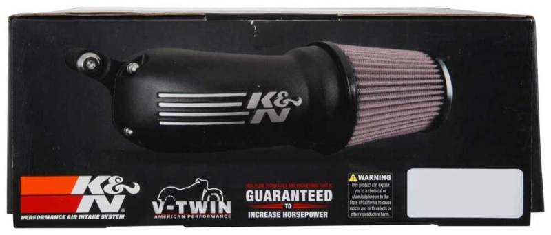 K&N Engineering K&N 08-17 Harley-Davidson Touring Models Performance Air Intake System Silver