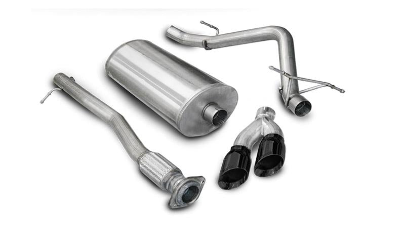 CORSA Performance Corsa 10-10 GMC Sierra Denali 6.2L V8 3in Cat-Back Single Side w Twin 4in Black Pro-Series T