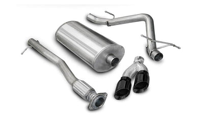 CORSA Performance Corsa 10-10 GMC Sierra Denali 6.2L V8 3in Cat-Back Single Side w Twin 4in Black Pro-Series T