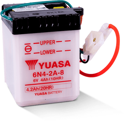 Yuasa Battery Yuasa 6N4-2A-8 Conventional 6-Volt Battery