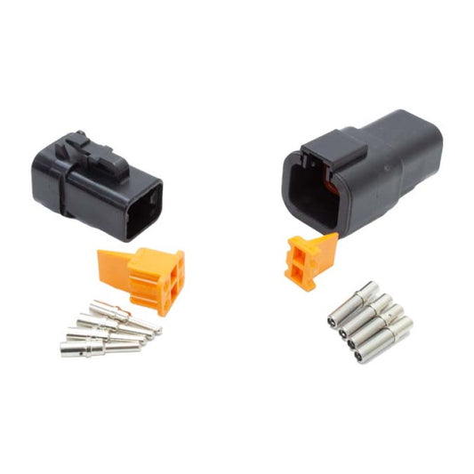 Snow Performance Snow 4 Pin DTP Deutsch Connector Set (10AWG-14AWG)