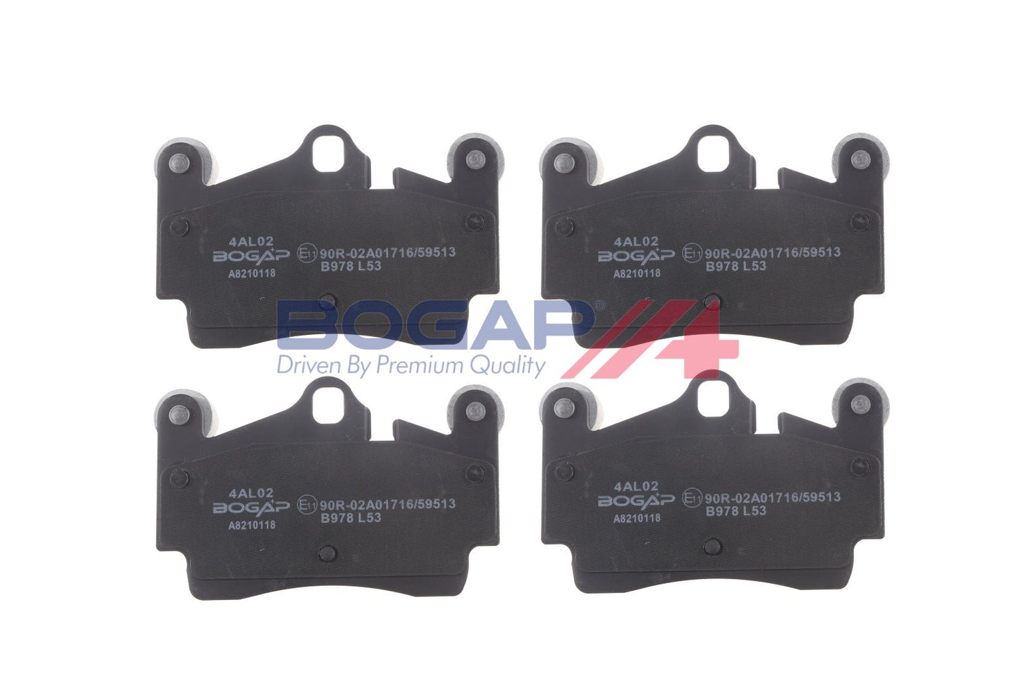 BOGAP A8210118 Brake Pad Set, Disc Brake