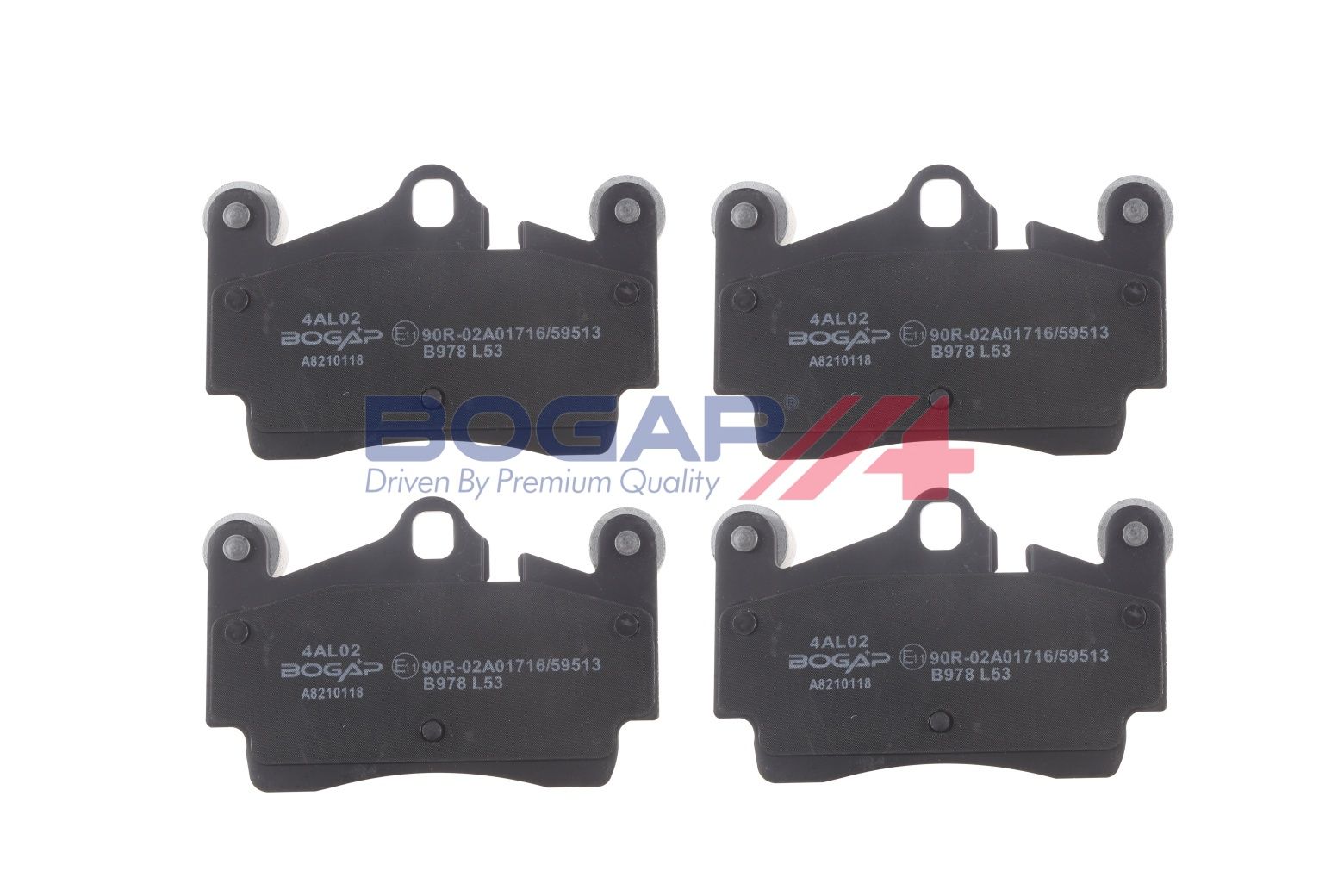 BOGAP A8210118 Brake Pad Set, Disc Brake