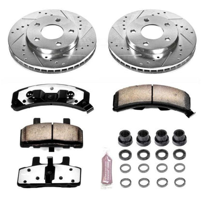 PowerStop Power Stop 91-93 Cadillac Commercial Chassis Front Z36 Truck & Tow Brake Kit