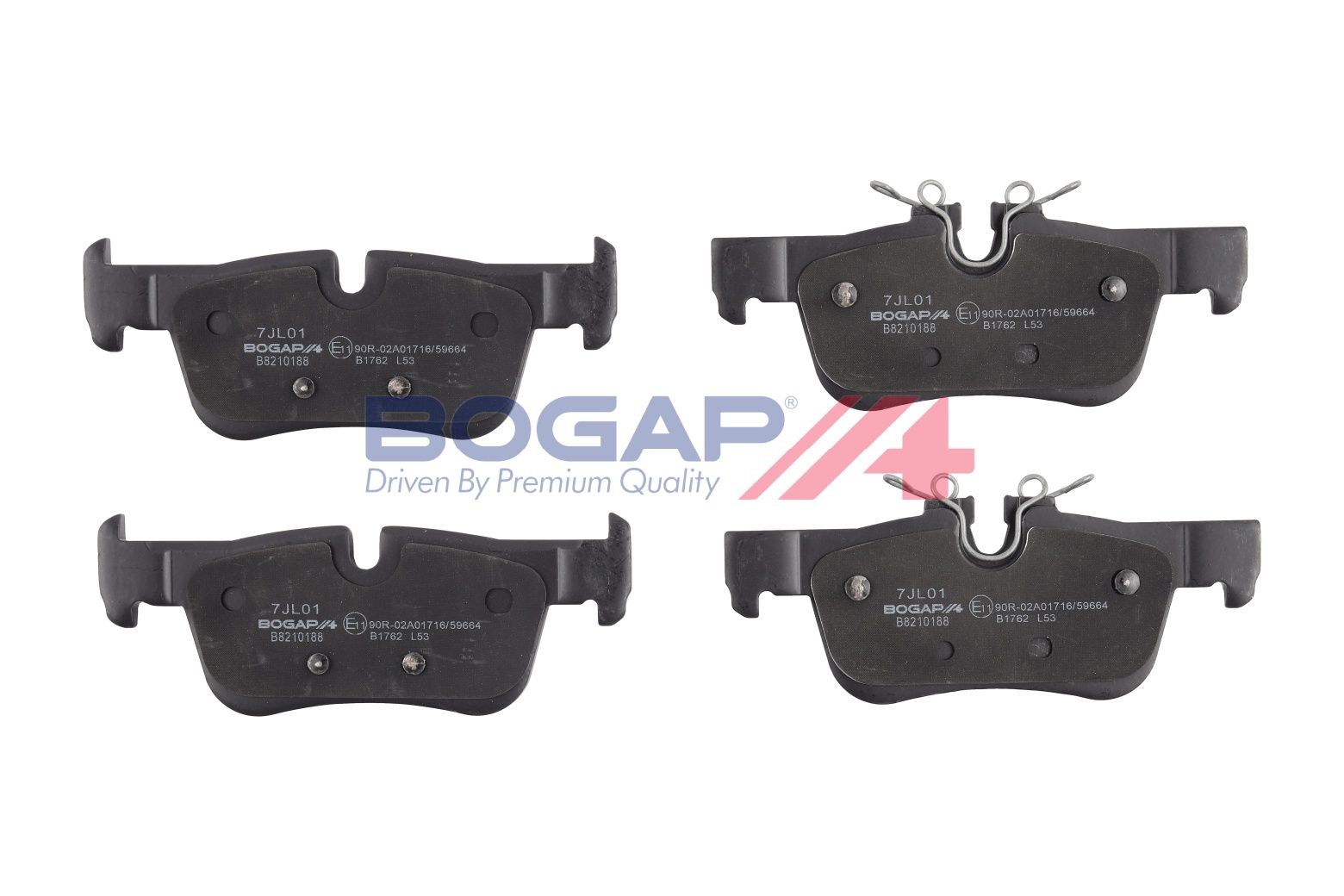 BOGAP B8210188 Brake Pad Set, Disc Brake