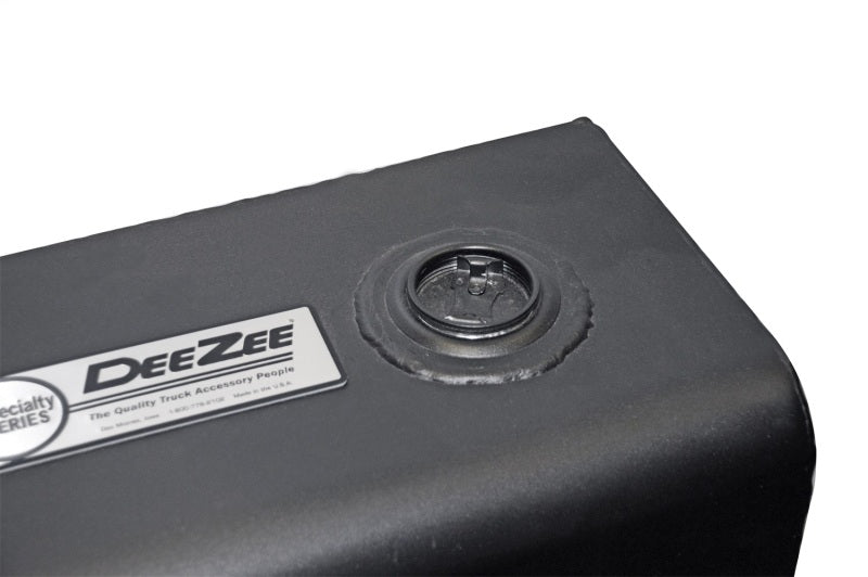 Dee Zee Universal Tanks - Auxiliary Short Rectangle Black Steel