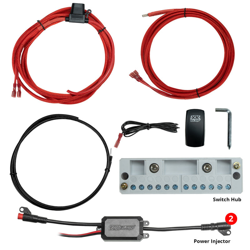 XKGLOW XK Glow XKmax 2x30in FIber Optic Light Strip Kit