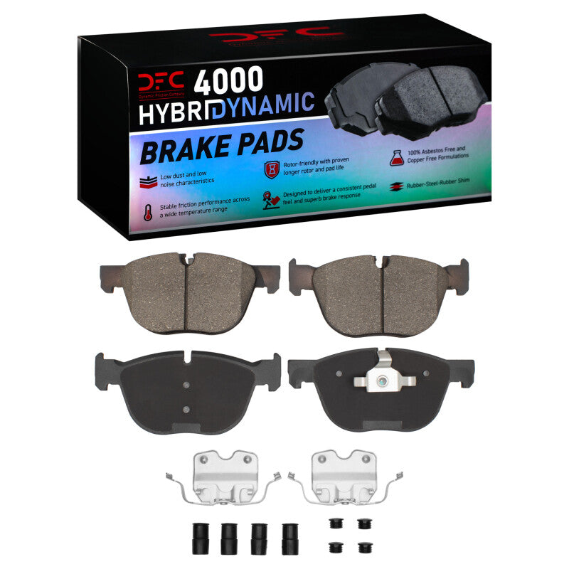 DFC 07-19 BMW X4 Front 4000 HybriDynamic Brake Pads and Hardware Kit
