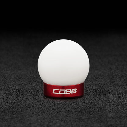 COBB 2M1350-W-RD FORD MUSTANG SHIFT KNOB - WHITE KNOB W/RACE RED