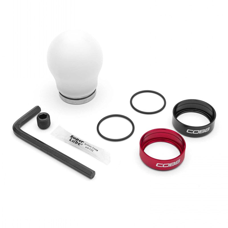 COBB 2V1360-W GEAR KNOB (WHITE) FOR VW GOLF R (MK 8) 2022-
