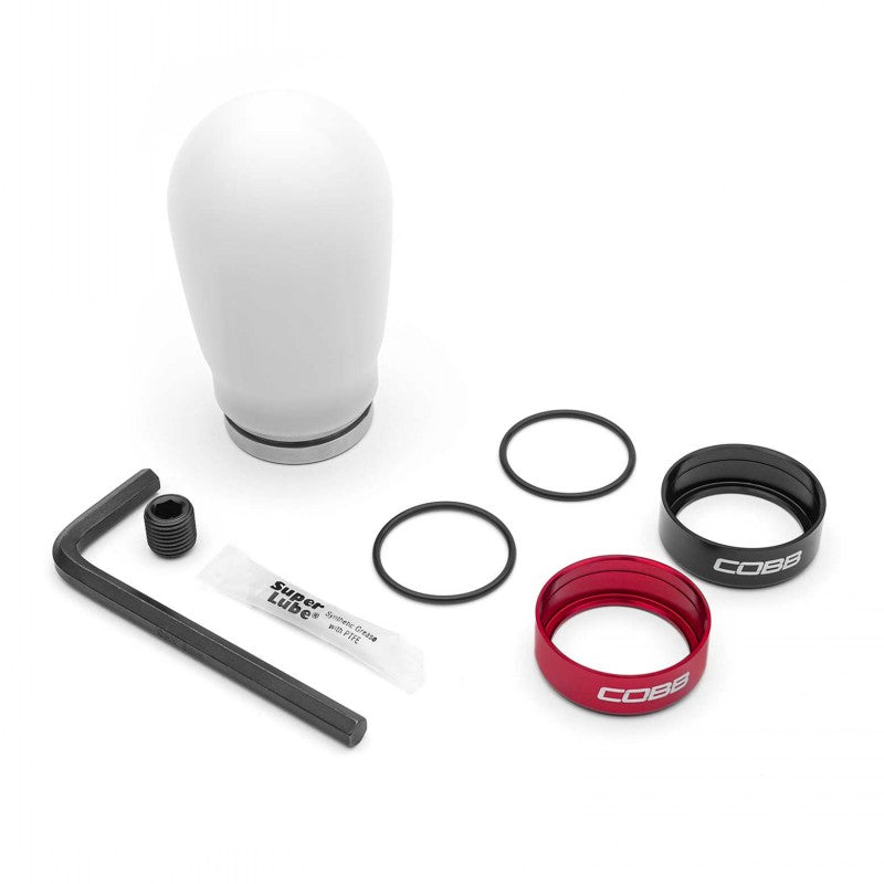 COBB 2V1370-W GEAR KNOB (WHITE) FOR VW GOLF R (MK 8) 2022-