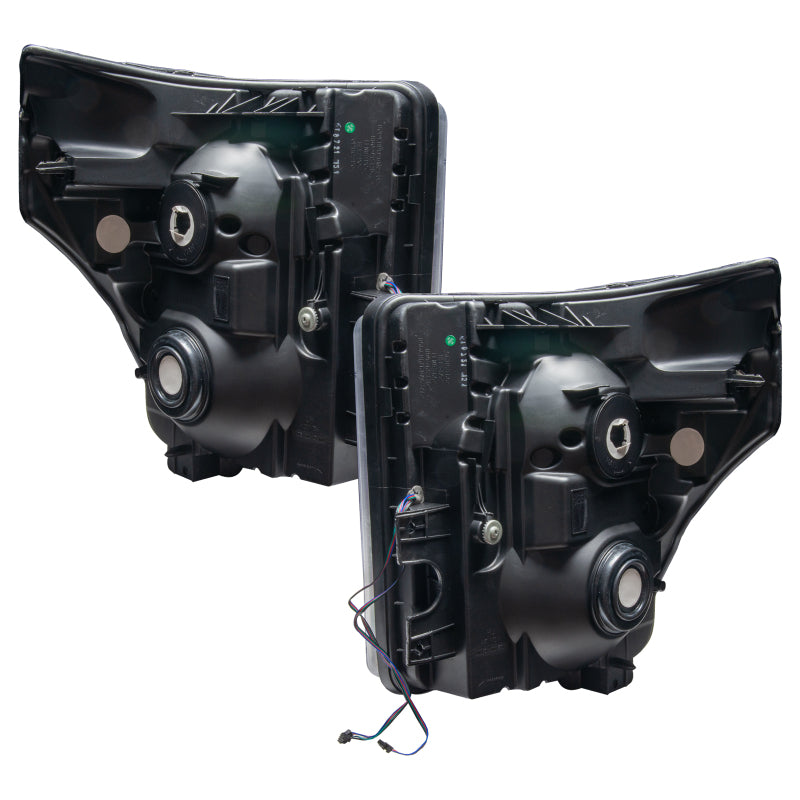 ORACLE Lighting Oracle 11-16 Ford F250/350 LED HL - Black - ColorSHIFT w/ 2.0 Controller