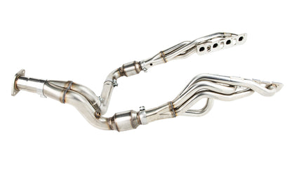 Kooks Headers Kooks 19-20 Ram 1500 5.7L HEMI 1-7/8in x 3in SS Long Tube Headers w/ 3in x OEM GREEN Catted Y-Pipe