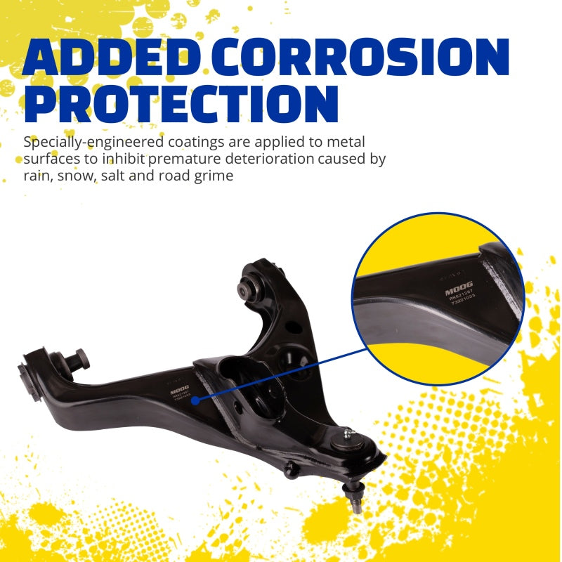 MOOG 17-22 Tesla Model 3 / 20-22 Model Y Front Left Upper Control Arm w/ Ball Joint Assy.