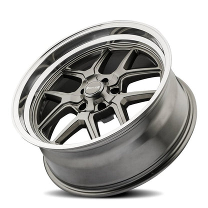 Ridler Wheels Ridler 610 17x8 / 5x120.65 BP / 0mm Offset / 83.82mm Hub Gloss Grey Polished Wheel